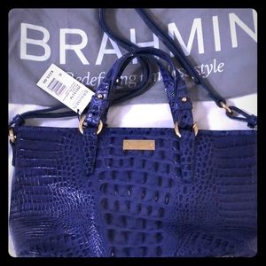 BRAHMIN bag | Mini Asher | Turkish Blue Melbourne